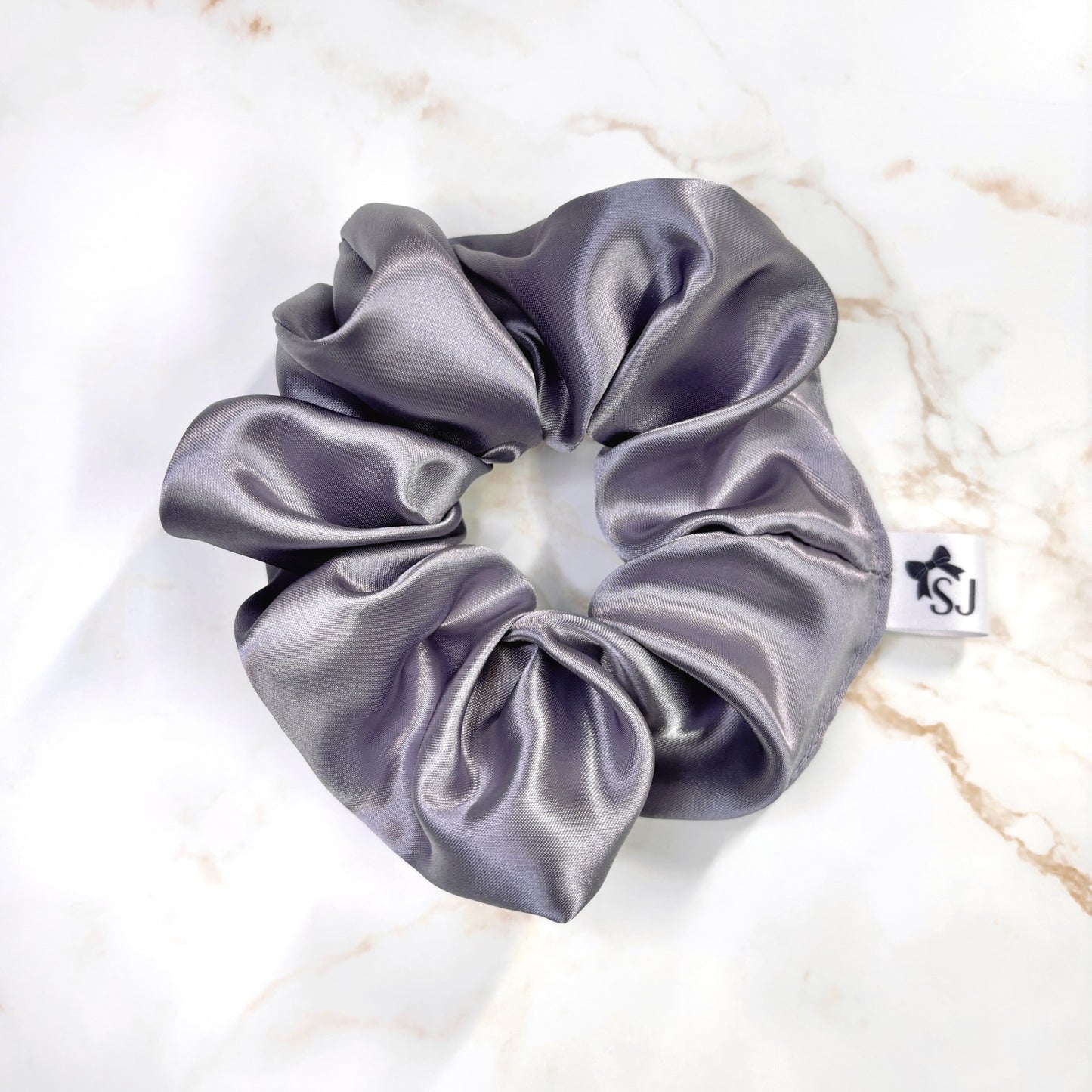 Silky Satin Scrunchie, Gentle Hair Tie, No-Crease Ponytail Holder